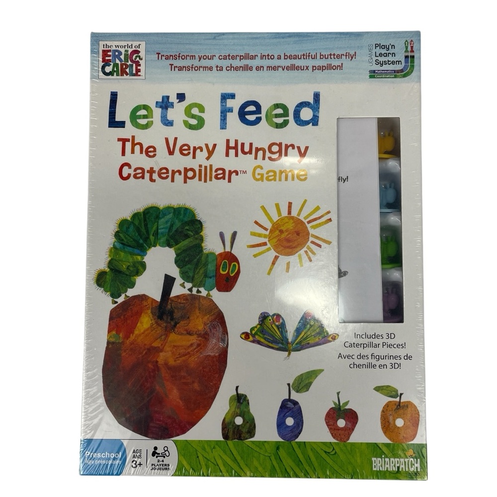 Let's Feed The Very Hungry Caterpillar Eric  Carle Preschool Game Ages 3+ NEW